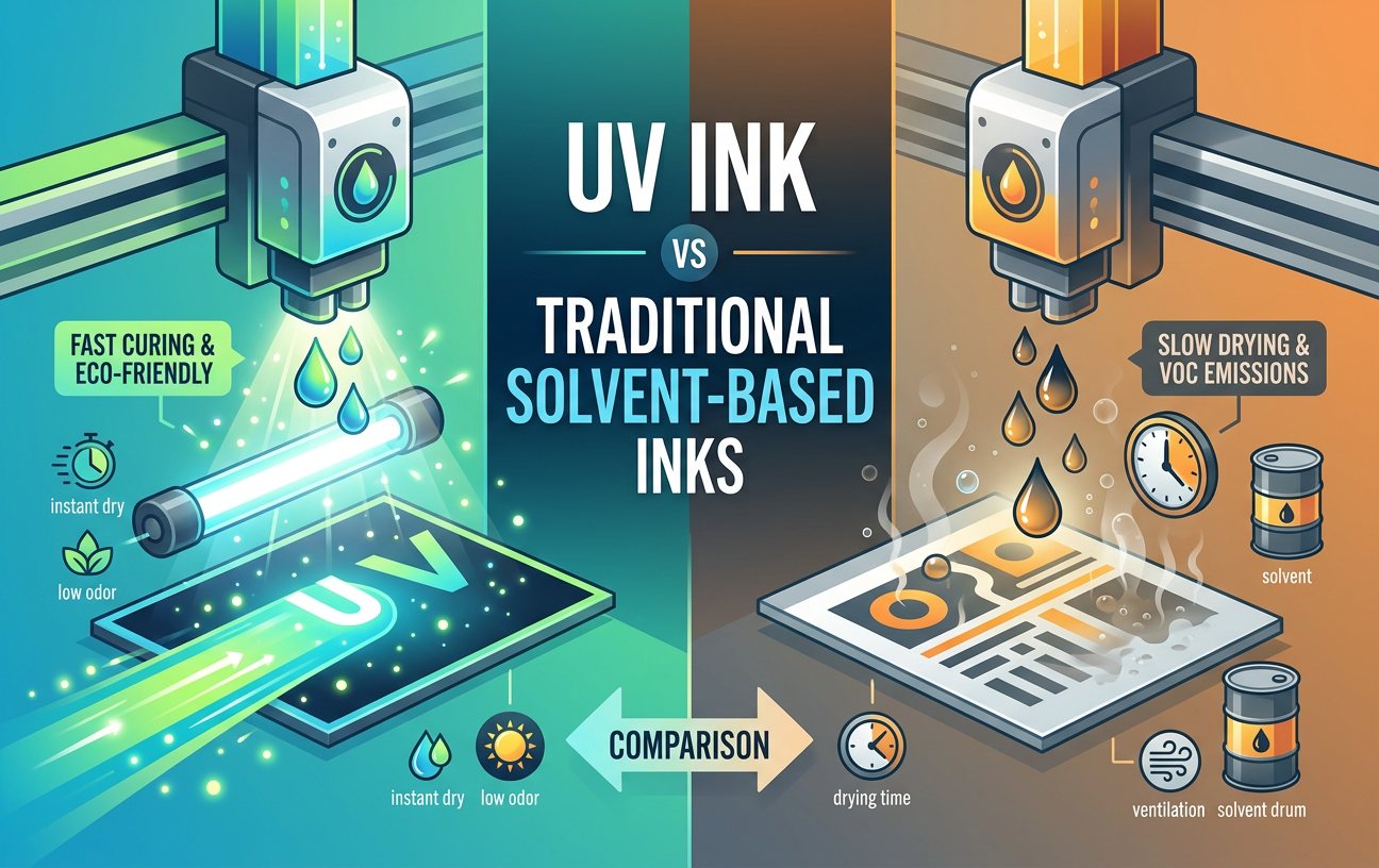 UV Ink vs Traditional Solvent-Based Inks: A Complete Comparison